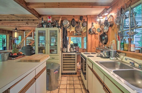 New Marlborough Cabin | 'The Mill River Cabin’ w/Fireplace & River View!