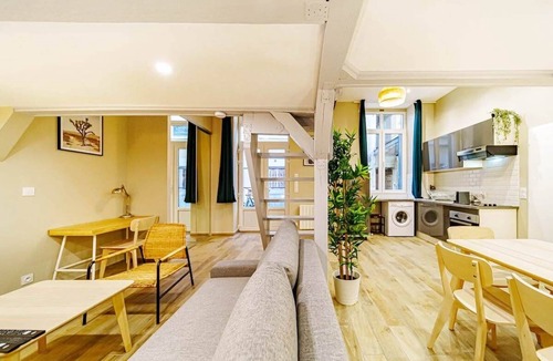 Saint Michel - Mairie Apartment | The Montesquieu Loft - Spacious 6 People - Saxe Gambetta