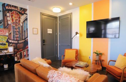 Rolling Mill Hill Apartment | The Muse - Modern 2BR Condo with Private Balcony and City Rooftop Access