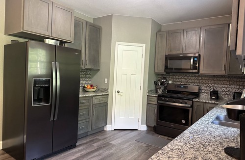 Gilbertsville House | THE NAUTI FARMHOUSE - 1 mile to Moors Resort w Dock/Golf Cart/Pontoon Rental