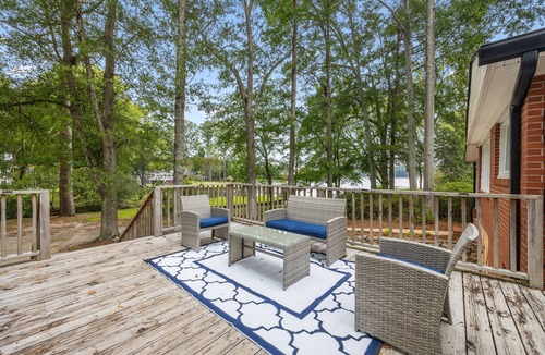 Carrollton House | The Nautical Retreat: Furnished Lakeside Escape with Hot Tub & Pedal Boat