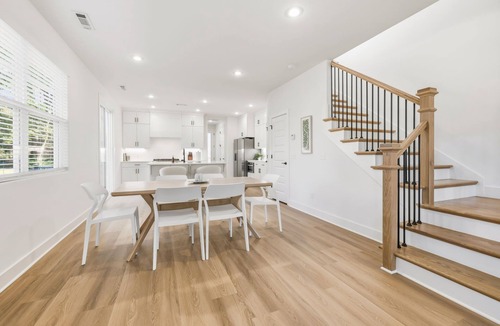 Fayetteville House | The Opal-0.5 mi to Baum Walker Field-1.5 mi to DT