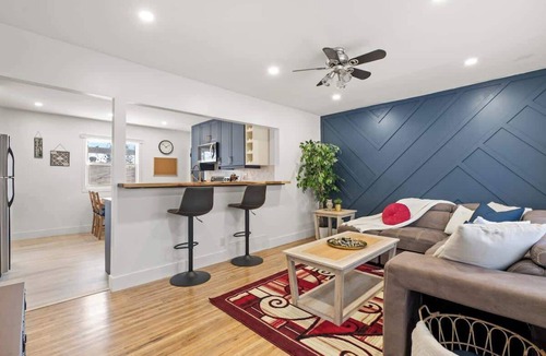 Northwest Calgary House | The Owl PetsOK 3 QueenBD FirePit 3SmartTVs