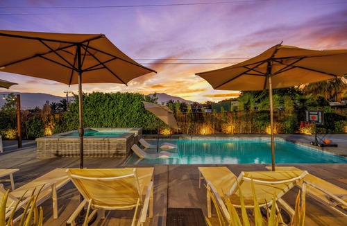 Thousand Palms House | The Palms - Pool, Spa, BBQ, Games, Mountain Views