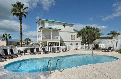 West Panama City Beach House | The Palms Studio, whirlpool, pool