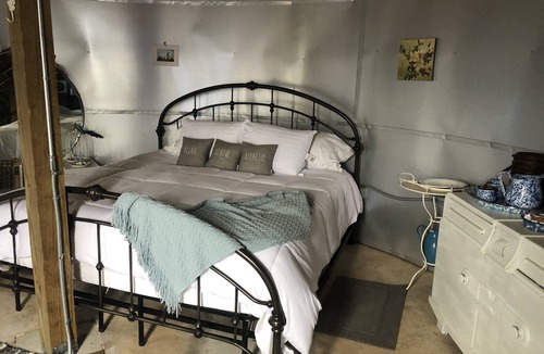 Grady County Other | The Peacock Room - Rustic Farm Stay in a Grain Bin