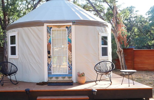 Lakeway House | The Peacock Yurt