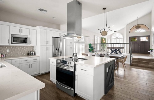 Arabian Crest House | The Pickle & Palm: Pool, Spa, Pickleball, Playset