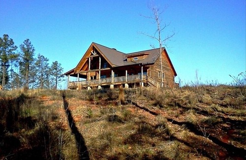 Woodland House | The Pine Cabin - Solid Wood Log Cabin with Awesome Views!