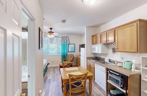 Huddleston Apartment | The Pointe - Peaceful resort studio, beach, game room & lake access