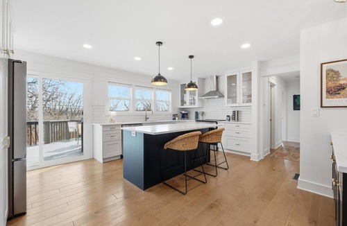 Merriam House | The Regency-Merriam 3BR Home with Game Room & Deck