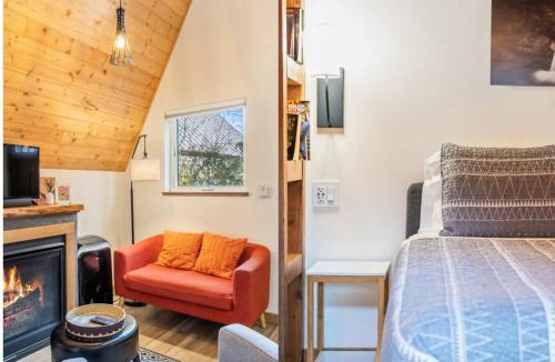 Stevenson House | The Return to Stone - A-Frame Cabin with Soaking Tub