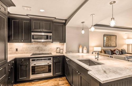 Avon Condo | !THE RITZ ULTIMATE SUMMER HQ LUXURY 1BR w/VIEWS, 2 DECKS/2 FIREPLC-POOL LOVE IT!