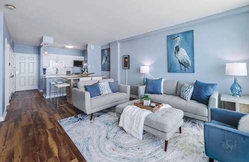 Galveston Condo | The Sea Spot at The Galvestonian-Private Balcony-Beachfront-Heated Pool!