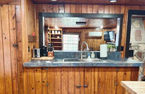 Lampe House | The Stone Schoolhouse - Gated Lakefront Acreage with views and historic charm