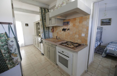 Villecroze Cabin | The sunny cherry tree.