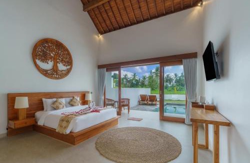 Keliki House | The Surana Villas Ubud with Rice Field View