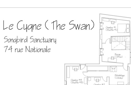 Civray-de-Touraine House | The SWAN 4 bedroom house at our Songbird Sanctuary near Chateau Chenonceau