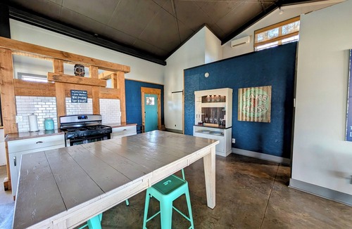 Norwood Cabin | The Tillery Barndo - Two bedrooms/loft, dock, flat lot, spa, trampoline, golf