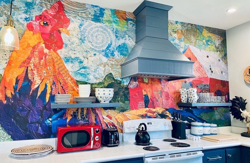 Stonehouse House | The Tiny Red Barn on the Reservoir - A Private Oasis Near Williamsburg Virginia