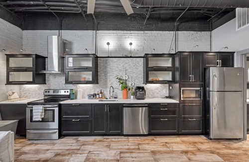 Jonesboro Apartment | The Union at 222 Loft w/Rooftop & Private Gated Parking
