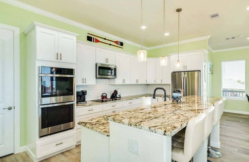 Surfside Beach House | The Views: Luxury Beach House with Deck, Fire Pit & Views!