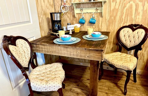 Mountain Home Cabin | The Wildflower Cabin- Romantic Texas Hill Country cabin for 2 in the woods near Kerrville & Fredericksburg
