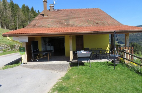 Cleurie House | the yellow house covered terrace panoramic view 15 km from gerardmer remiremont