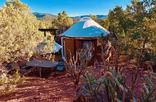 Zuzax Villa | The YOGA YURTA. Extremely Civilized Glamping at SUNNY MELLOW ECO VILLA!