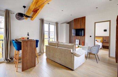 Quartier de la Plaine-de-Monceaux Apartment | TheBlueStay 296 - Daily cleaning & concierge - AC