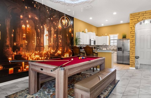 Tuscan Hills Villa | Themed Home ~ Heated Saltwater Pool w/Game Room