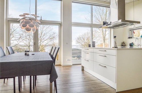 Hjarbæk House | This beautiful cottage offers excellent views as it is elevated.