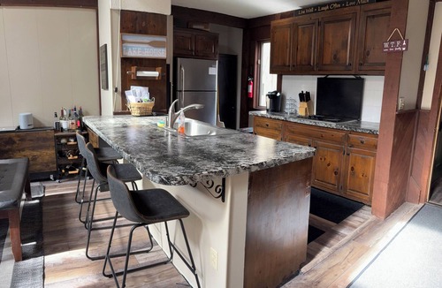 Hamlin House | This dramatic home Located inside THE HIDEOUT offers a unique layout