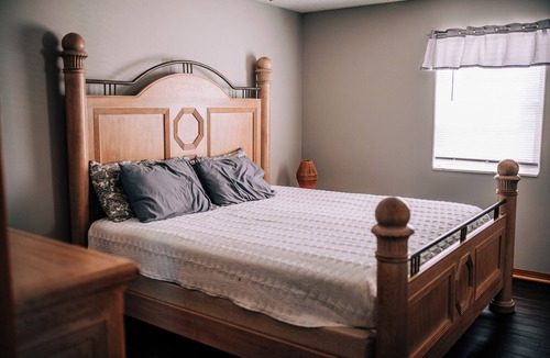 Jay Resort | This home accommodates multiple families sleeping comfortably up to 14 people.