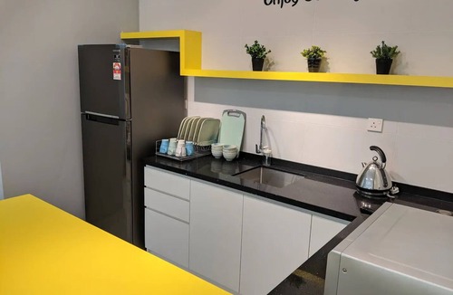 Gelugor Condo | This is a abstract & luxurious design home. Clean & cozy, simple yet functional.