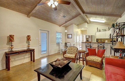 Port Aransas Condo | This unit offers a fabulous slope entry pool, gas BBQ grills and is close to man
