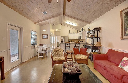 Port Aransas Condo | This unit offers a fabulous slope entry pool, gas BBQ grills and is close to man
