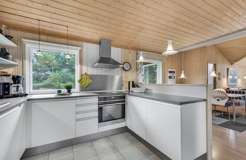 Rømø Kirkeby House | This vacation home is located in the quiet surroundings of Kromose.