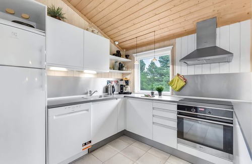 Rømø Kirkeby House | This vacation home is located in the quiet surroundings of Kromose.