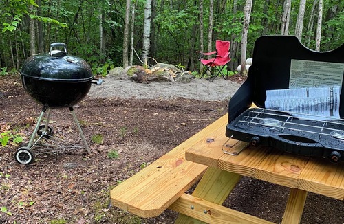 Lovell Cabin | This woods cabin is a true wilderness getaway. Get ready to commune with nature.