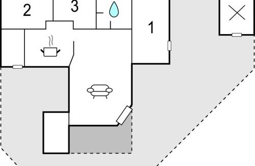 Melby House | Three-Bedroom Holiday Home With A Fireplace In Melby