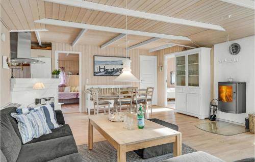 Melby House | Three-Bedroom Holiday Home With A Fireplace In Melby