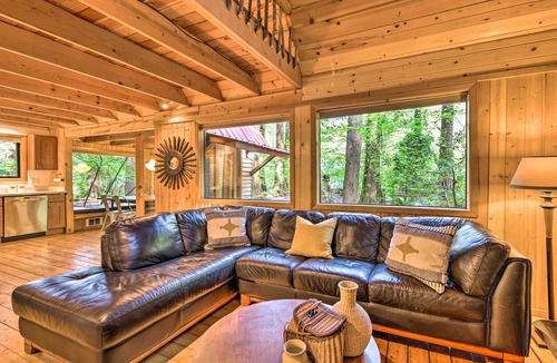 Index House | Three Enchanting Riverfront Cabins: Hot Tub Access