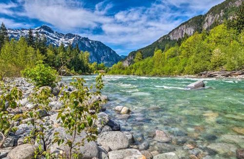 Index House | Three Enchanting Riverfront Cabins Hot Tub Access