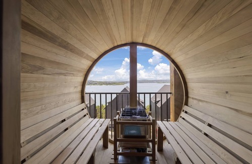 Hollister House | Three homes (sleeping 79) golf simulator, outdoor sauna, hot tub & fire table