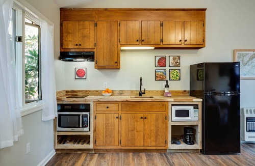 Montebello Apartment | Three Ridges Cabin-kitchen, fireplace, jacuzzi