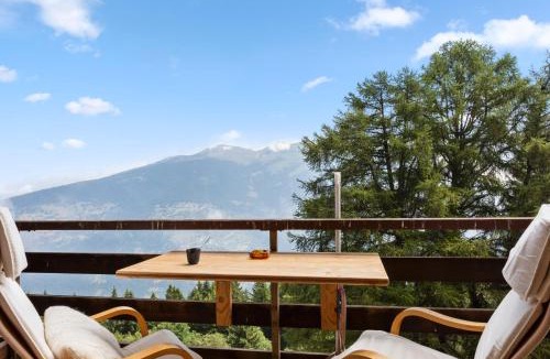 Vex Apartment | Thyon-les-Collons, 4 pers - Balcon avec vue