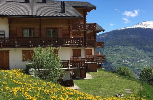 Heremence Ski Chalet | Thyon-les Collons: next to the ski slopes, large terrace