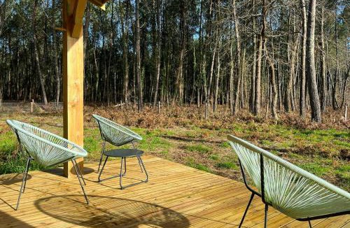Saint-Paul-en-Born House | Timber Cabin Among Pines Near Mimizan Beaches