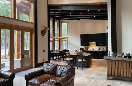 Alberton House | Timber Frame home on Clark Fork River